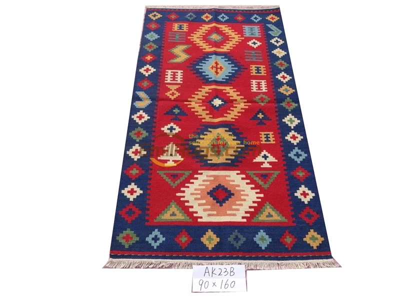 

handmade wool kilim rugs living room rug bedroon bedside blanket corridor Mediterranean AK23B 3x5.25 gc6kliyg5