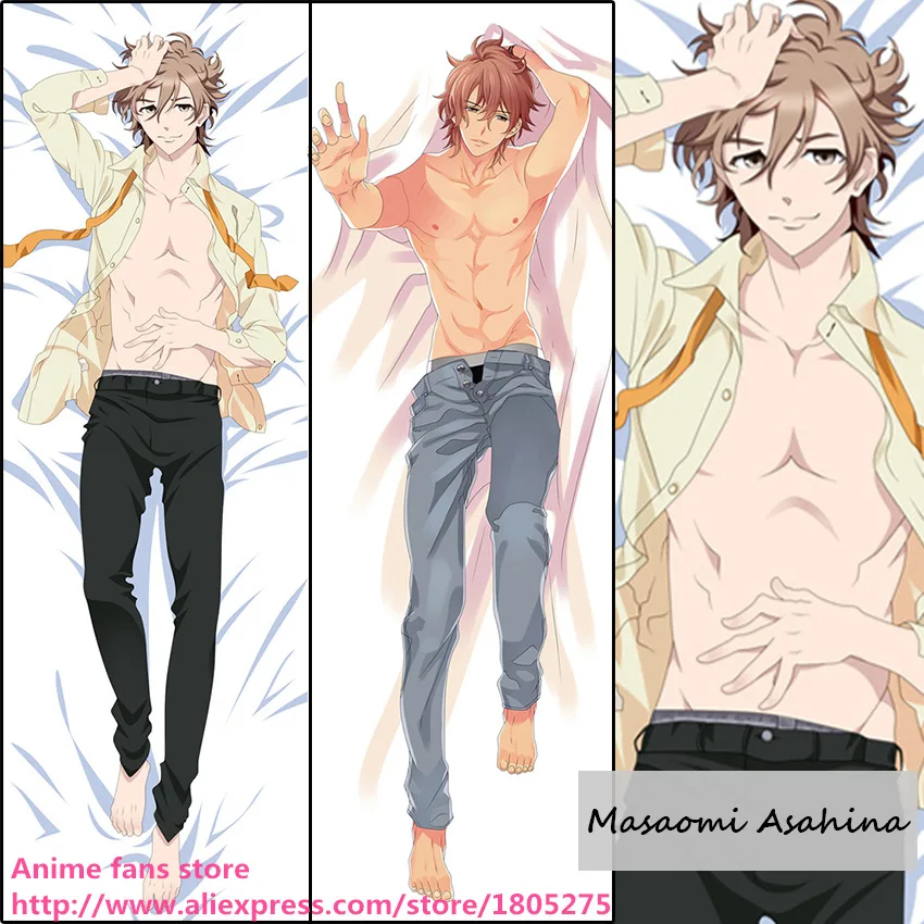

Anime Brothers Conflict Masaomi Asahina BL Cool Japanese Pillowcase Pillow Case Cover decorative Hugging Body Bedding