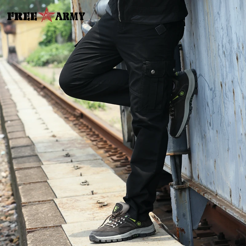 Женские повседневные мужские брюки черные Брендовые осенне зимние спортивные