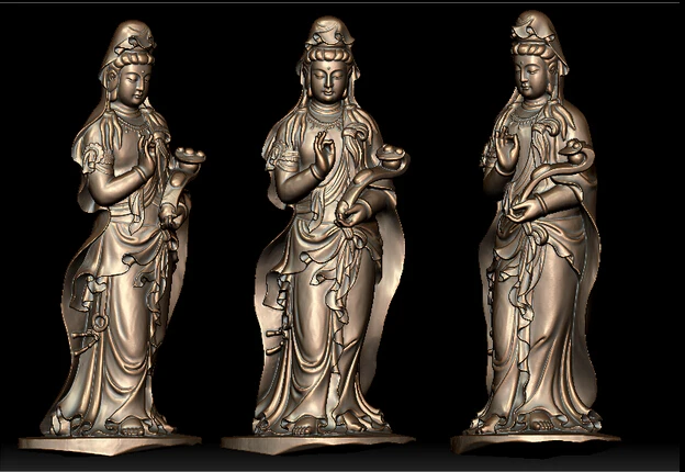 

New Arrival 3D model relief for CNC Goddess Of Mercy_39 stl format