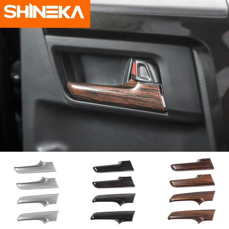 SHINEKA литье под интерьер для Toyota 4runner 2017 ABS внутренняя ручка автомобиля