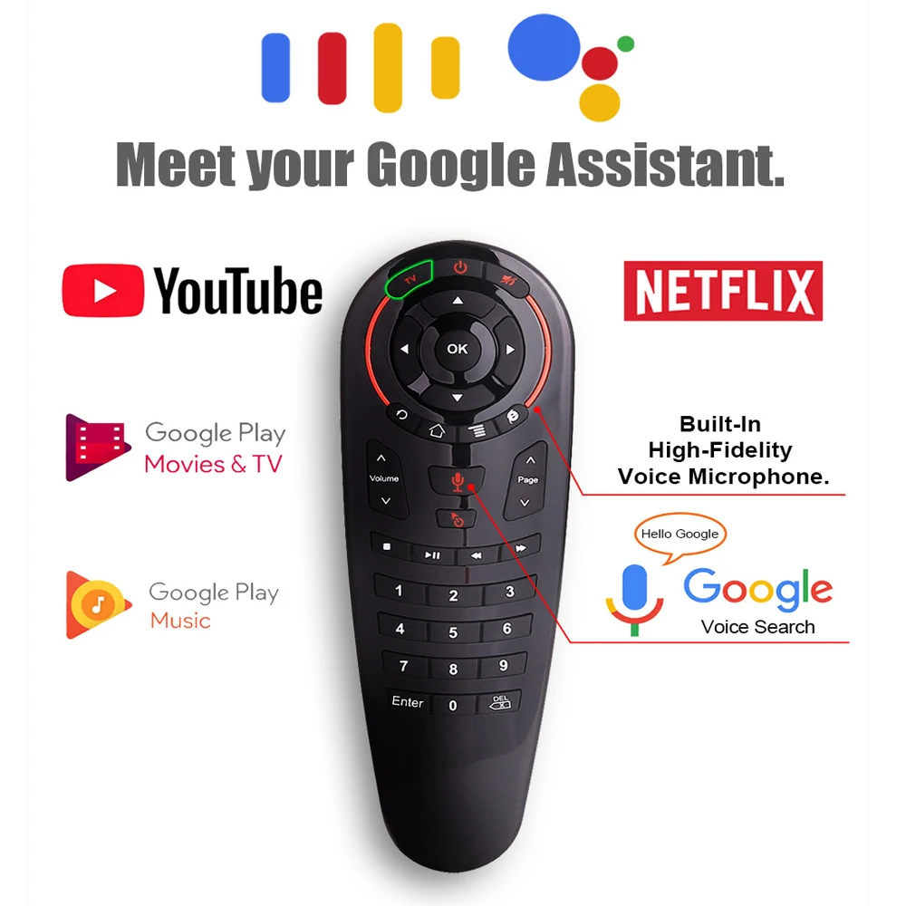 G30 Air Mouse 2 4G беспроводной голосовой пульт дистанционного управления