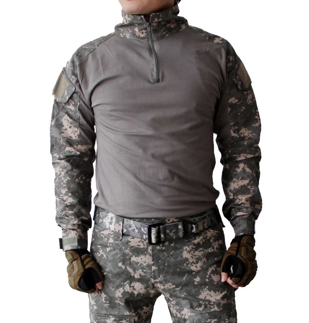 HAN WILD тактические технические Длинные рукава Solider армейские рубашки Мультикам