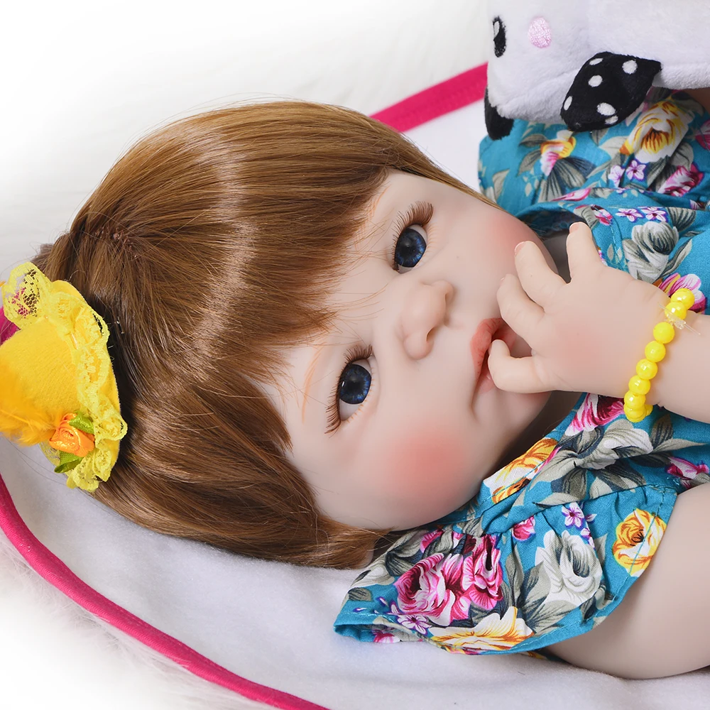 100% силиконовые виниловые куклы reborn babies 55 см модные для девочек игрушки ванной