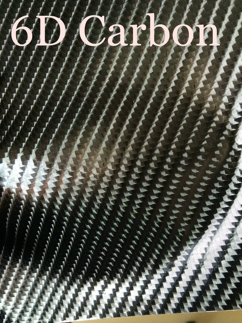6D Carbon Fiber Vinyl Wrap Car Wrapping Film Bubble Free like Real PROTWRAPS Size:1.52*20M/Roll |