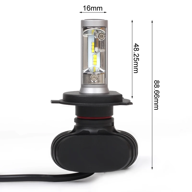 2 шт. Автомобильные светодиодные лампы 9003 лм H4 HB2 9005 H7 H11 9006 12 в 24 В|auto bulb|h4 hb2 90039006 led