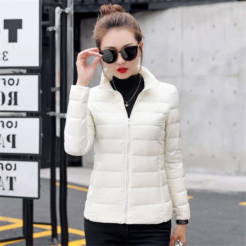 Hot New Multi-color Young Women Long-sleeved Down Coats Fashion Lady Jackets Pure Color Casual Wear Normal | Женская одежда