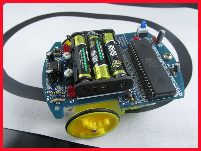 AT89S52 MCU Линия следующий робот линия подписчик DIY Электронный набор для