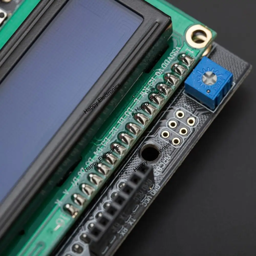 Популярный щит для ЖК клавиатуры DFRobot 1602 Arduino 5 В с потенциометром программируемых