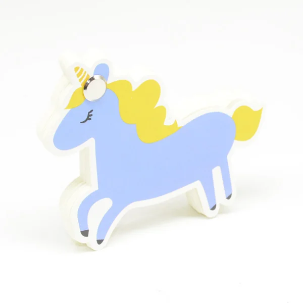 Unicorn A Kawaii канцелярские принадлежности Papeleria Липкие заметки милый Единорог блокнот для заметок школы офиса украшения кактус Karteczki Samoprzylepne - Цвет: Unicorn A