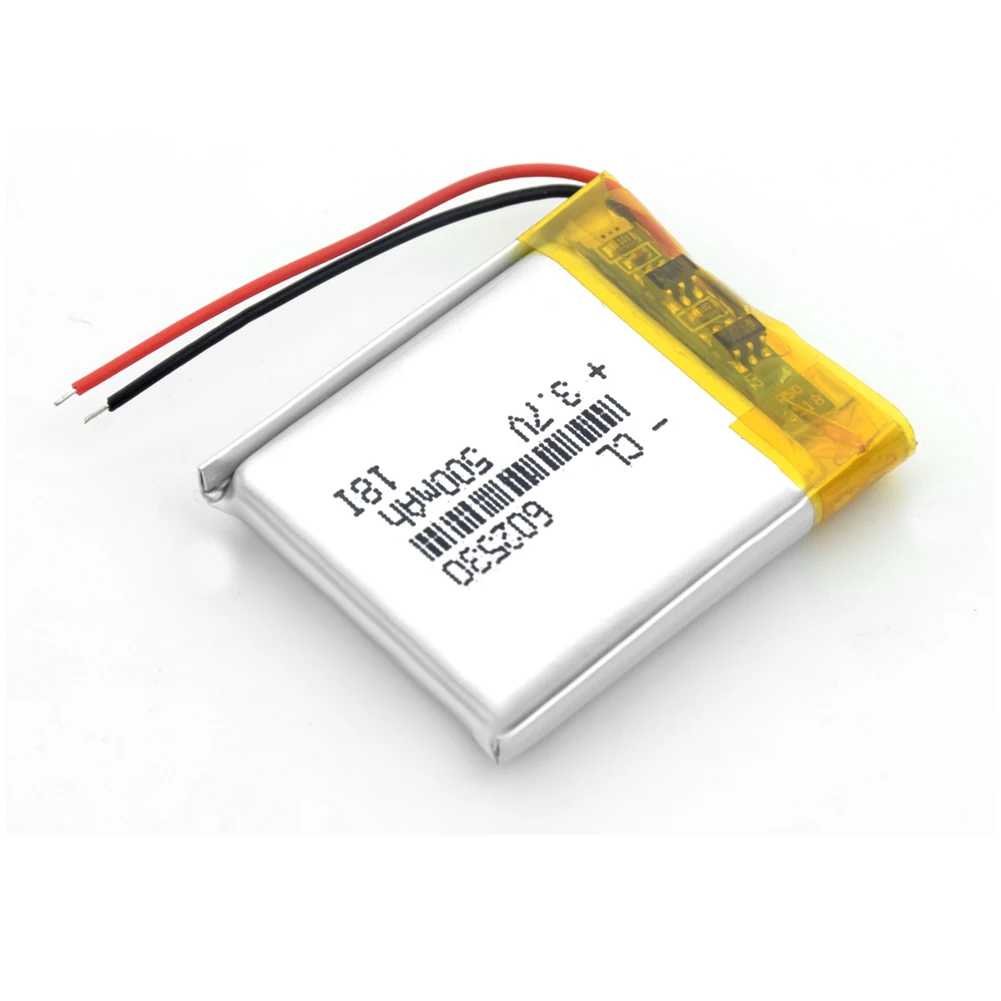 3 7 В 500 мАч 602530 литий полимерный литиевый аккумулятор для MP3 MP4 GPS DVD bluetooth рекордер
