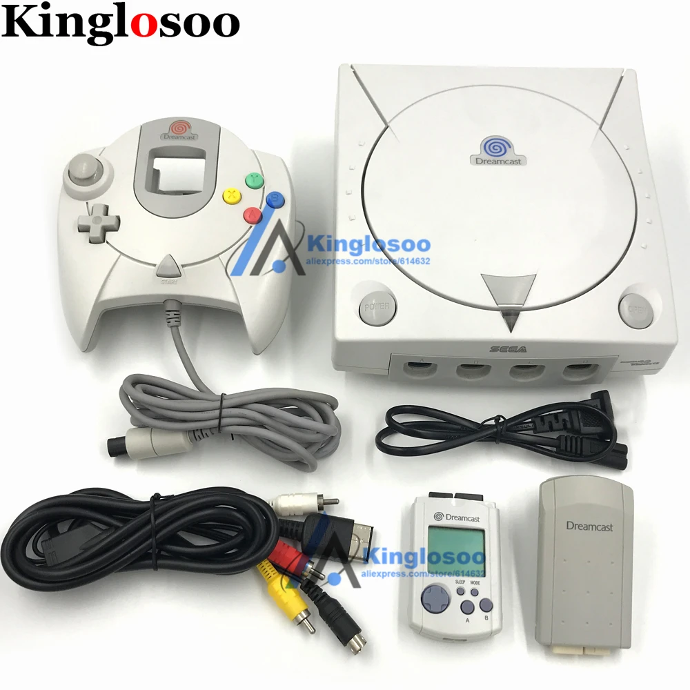 Оригинальная используемая игровая консоль для Sega Dreamcast DC контроллер VMS