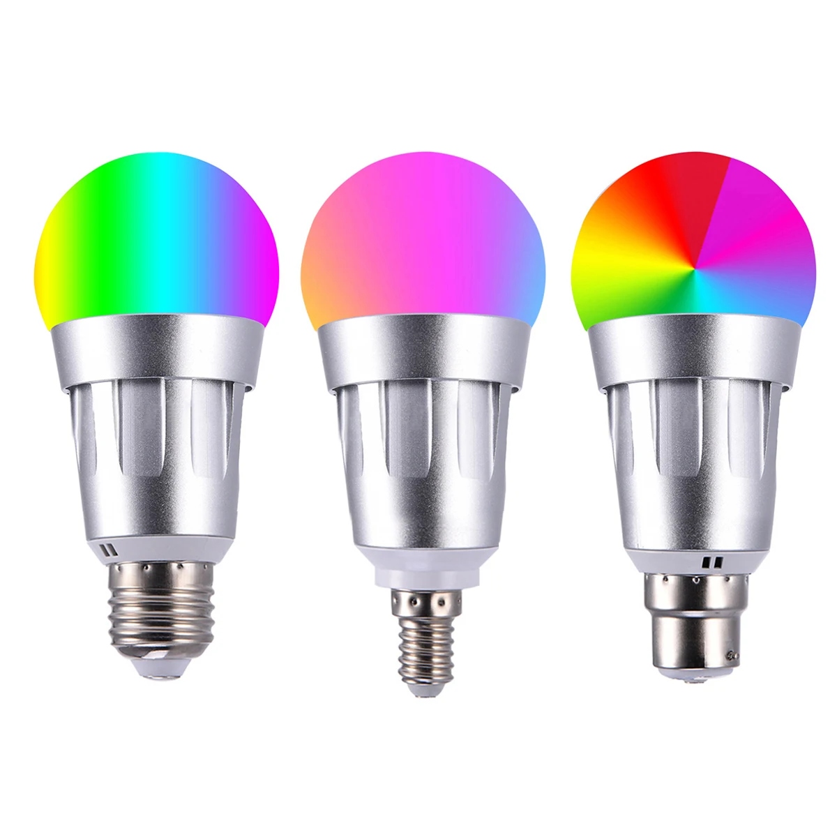 

Умсветильник Светодиодная лампа E27/E14/B22 RGW Wi-Fi с дистанционным управлением