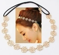 fashion rose sweet exquisite hollow out rose flower hair band headband