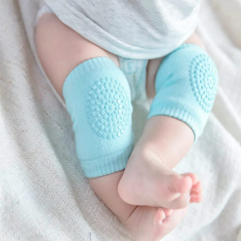 5 пар/лот ребенка ползать Нескользящие Гольфы унисекс наколенники Baby Care гетры