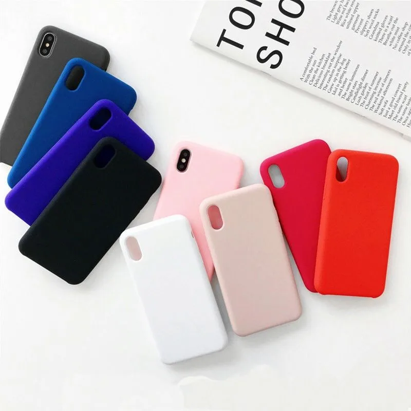 Оригинальный жидкий силиконовый чехол для iPhone XR XS MAX X цветной Модный 8 7 6 6s Plus Coque