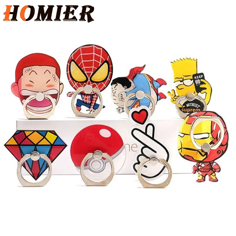 Универсальное металлическое кольцо с поворотом на 360 градусов для мобильного