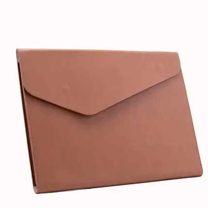 No Hand Strap Модная цветная кожаная папка А5 А4, Сумка для документов, Офисная папка, органайзер для документов с ремешком - Цвет: No Hand Strap