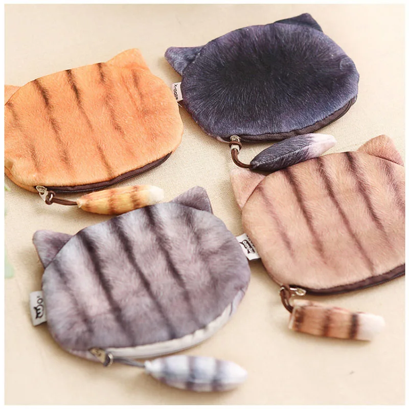 SLPF плюшевые игрушки новинка кошка плюшевая Мобильный телефон сумка хвост стерео