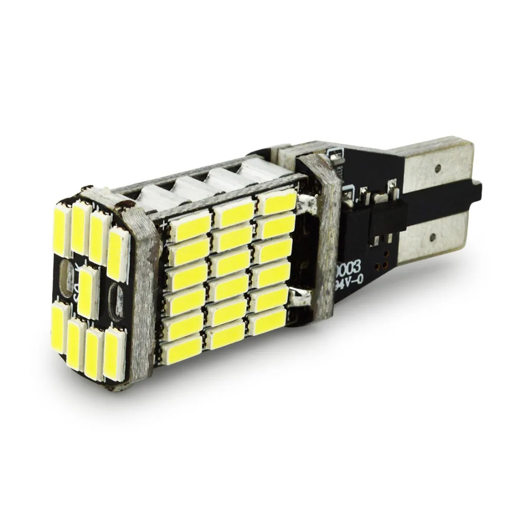 Safego 4X Canbus Error Free 921 912 T10 T15 4014 45SMD Chipsets 1000 лм Чрезвычайно яркий светодиодный