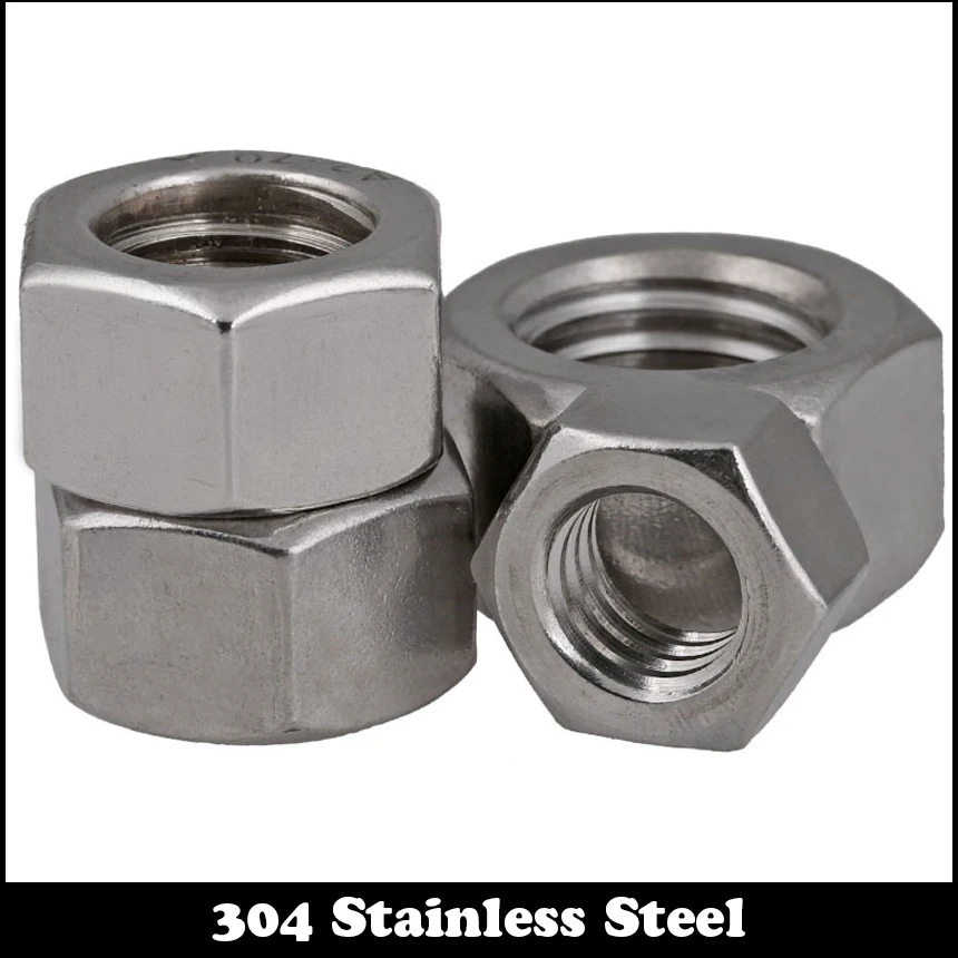 20 шт 1/4 &quot1/4 дюйма 1/4-20 201 304 нержавеющая сталь 201ss 304ss гайки американский стандарт