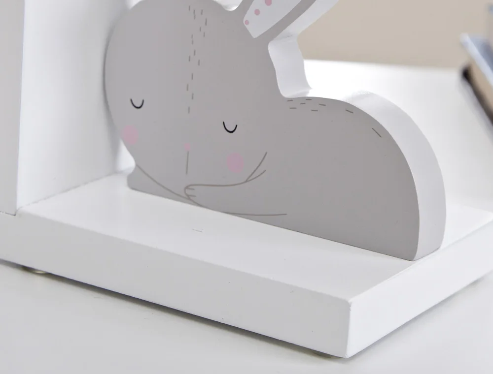 

Creative Rabbit Decorative Bookends Book End Shelf Bookend Holder Supplies Kid Study Decorate Furnishing Articles
