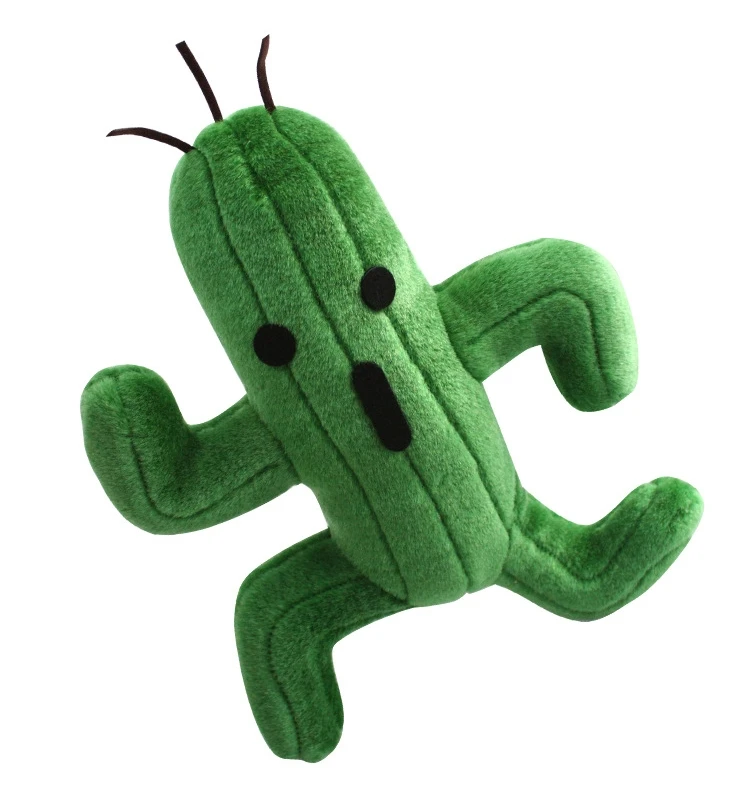 Кактус Final Fantasy Sabotender Cactuar Плюшевые игрушки 10 "25 см мягкие куклы детские подарки