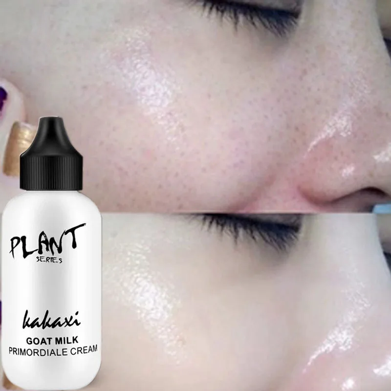 Консилер Жидкий водонепроницаемый отбеливающий праймер для Lazy Make Up Goat Milk