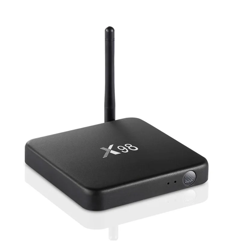 3 шт четырехъядерный Смарт медиаплеер ТВ X98 S905 2G 16G Kodi16.0 android 5 1 приставка |