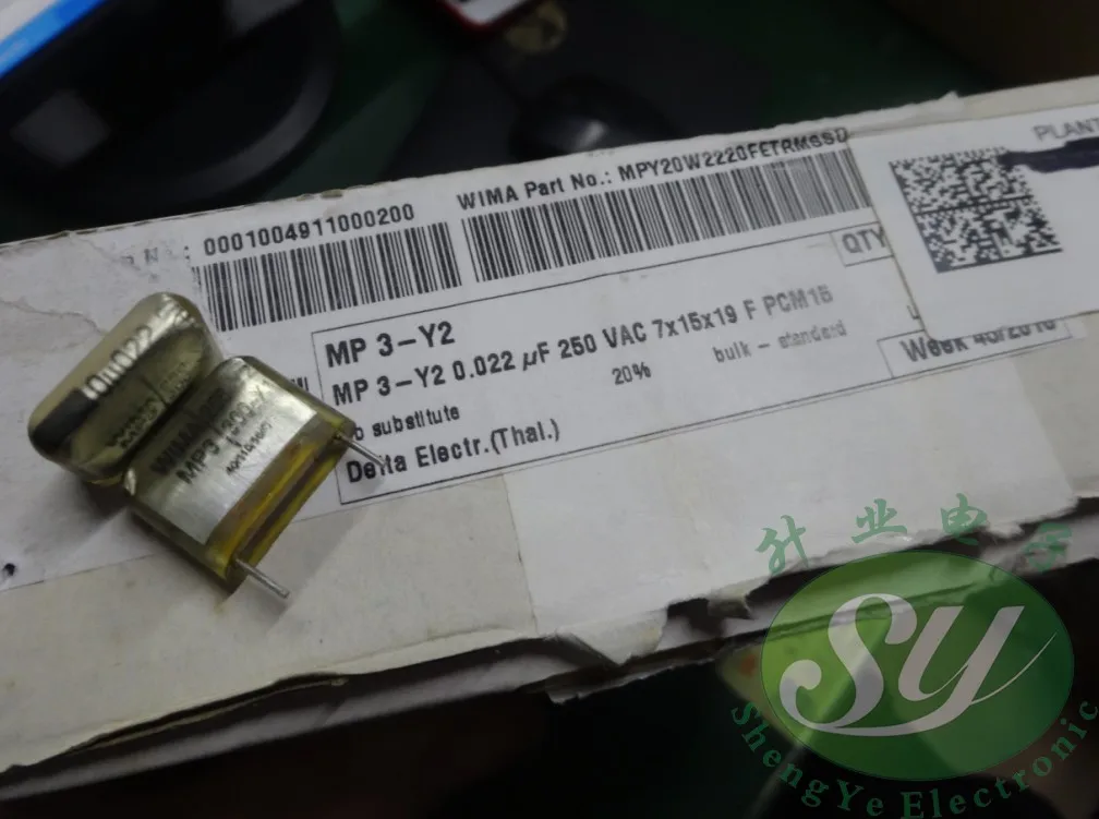 2020 горячая распродажа 10 шт/20 штук WIMA MP3 0 022 мкФ/300VAC 22nf 223 Новый Y2 пленочный