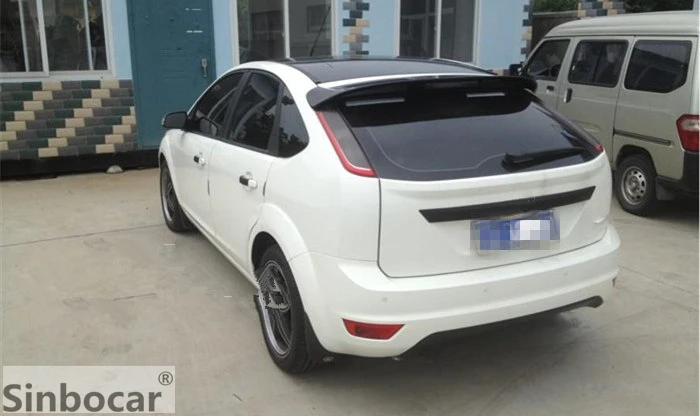 Задний спойлер для Ford Focus Хэтчбек 2005 2011 цветной окрашенный в ABS пластик|Спойлеры и
