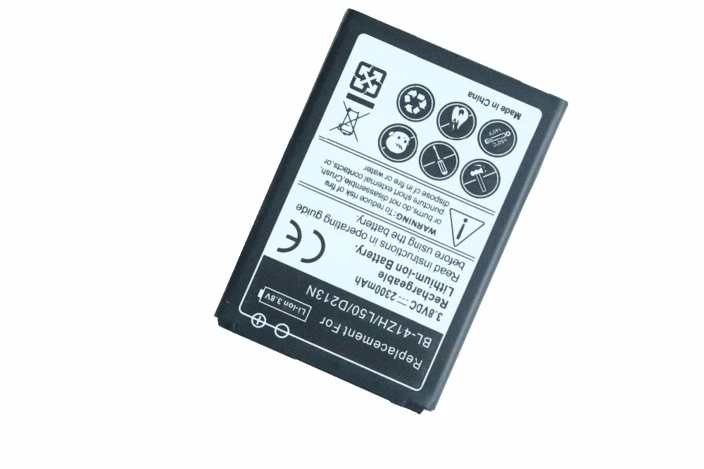 2300 мА/ч BL-41ZH / EAC62378401h литийионный Аккумулятор для Батарея LG Leon L50 C40 H340 H343 H345 MS345 D213N