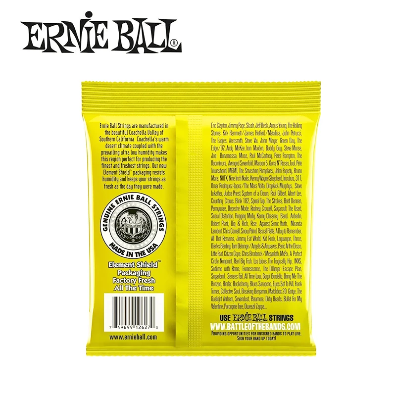Оригинальные струны Ernie Ball 2627 из никеля Beefy Slinky для настройки электрической