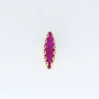 rose red 4x15mm 20 шт./пакет лошадиный глаз Форма стекло с украшением в виде кристаллов на шнуровке коготь стразы с плоской задней стенкой, Золотая база sew On Stone для Diy/Костюмы аксессуары - Цвет: rose red