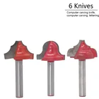 Фрезы для гравировки, 6 мм, 1 шт