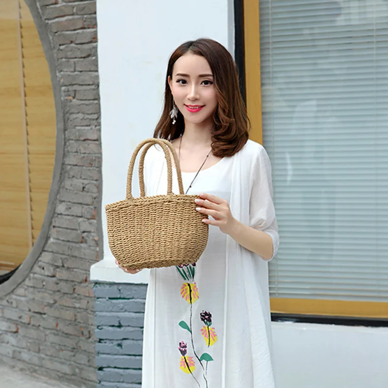Новинка 2018 женская сумка стандартной длины пляжная маленькая корзина|bag small|basket