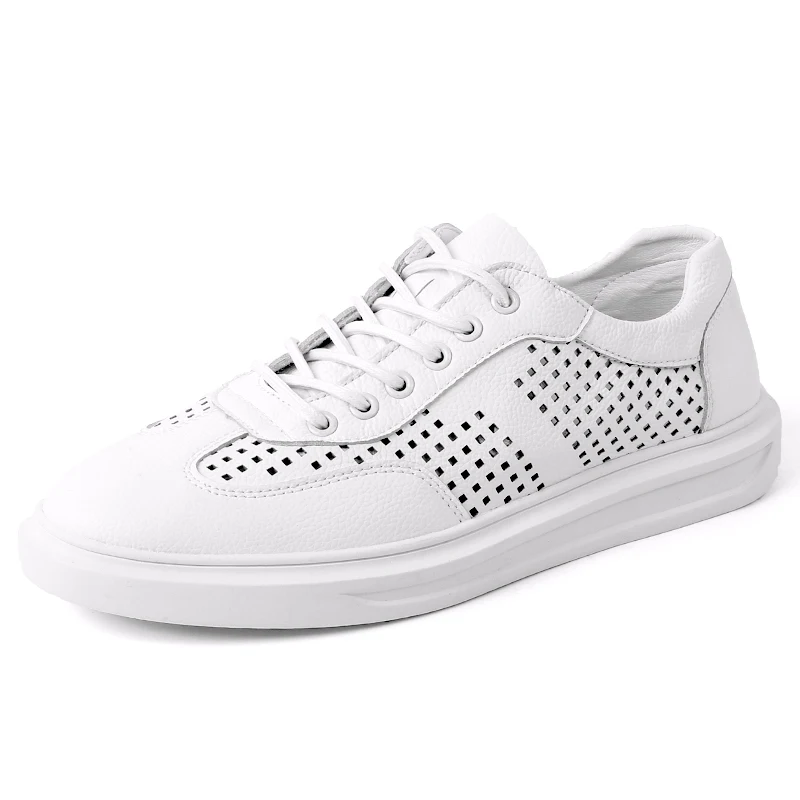 High-Quality Summer Fashion Hollow Ultra-Thousands Of Leather Feet Driving Shoes Breathable Slip Outdoor Leisure Tide Shoe Lx5 | Обувь