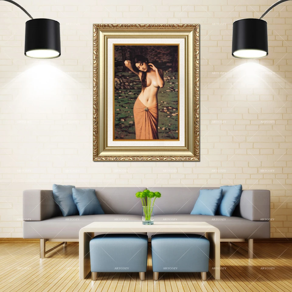 

Водонепроницаемая абстрактная фотография Artcozy в золотистой рамке
