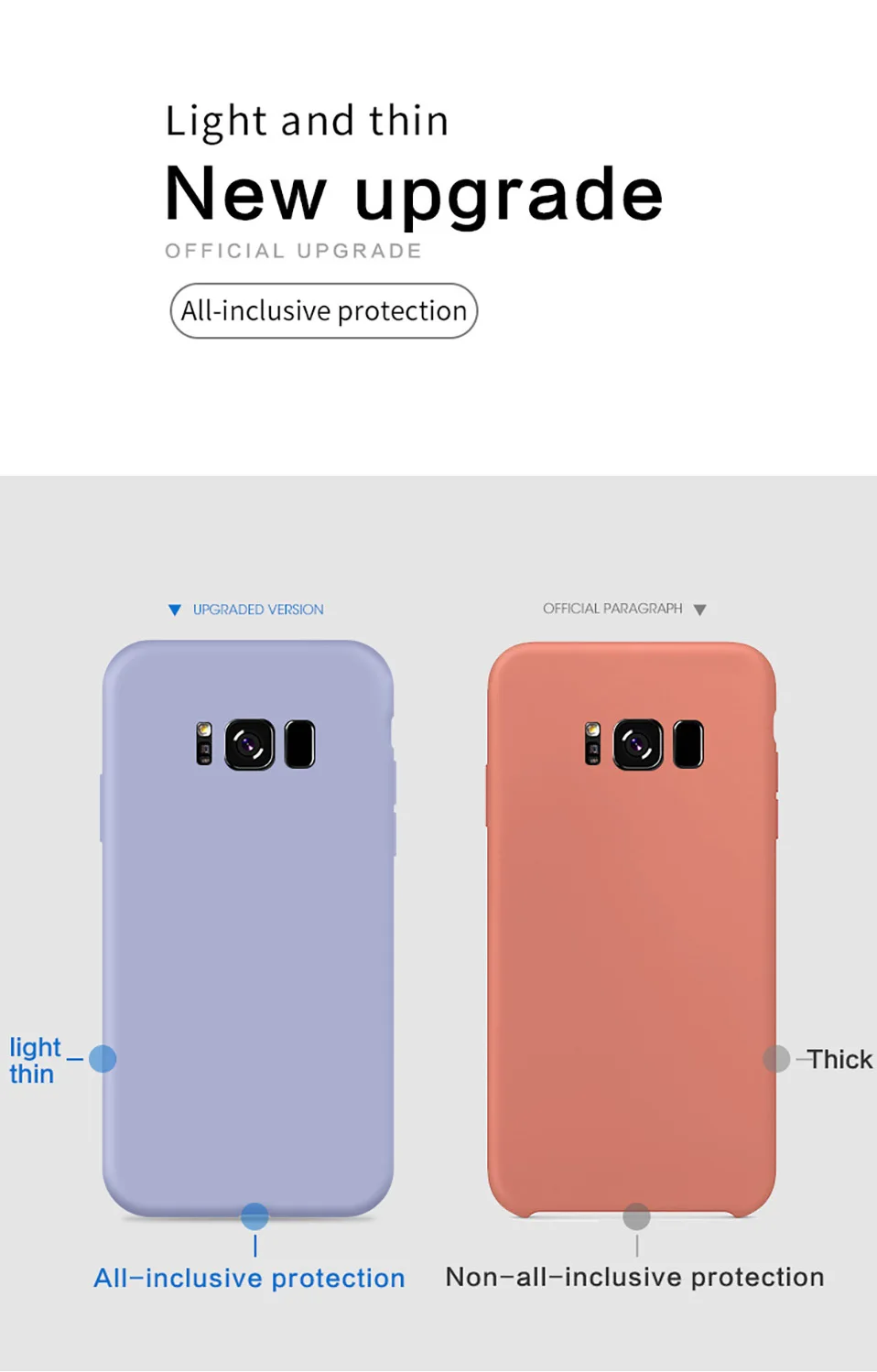 Жидкий силиконовый чехол для samsung Galaxy Note 8 9 A10 A20 A40 A50 A70, однотонный Прозрачный Бампер для samsung S8 S9 S10