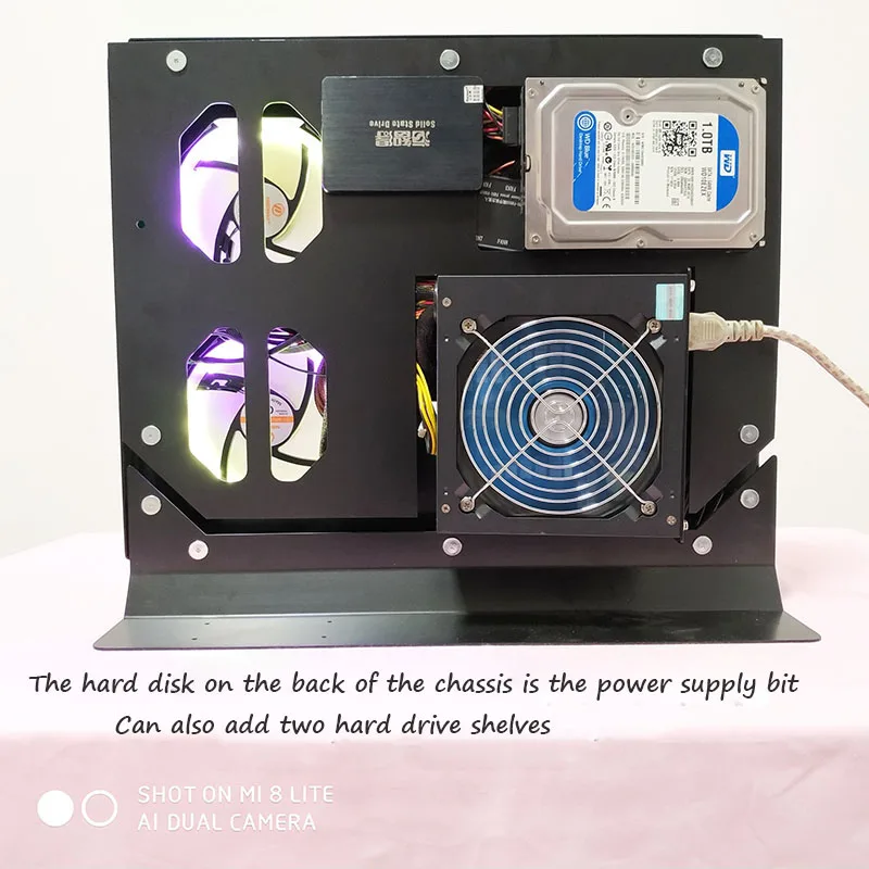 43*22*37 см DIY PC шасси в корпусе Персонализированная настольная вертикальная подставка водяного охлаждения ATX/Matx игровой хост-бокс gabinete computador