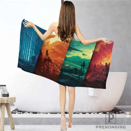 Face or Bath Towel На заказ star_wars(1) тряпка для ванной комнаты полотенце s полотенце для лица/банное полотенце для душа Размер s 33x74 см/72x143 см#18-12-17-05-222 - Цвет: Face or Bath Towel