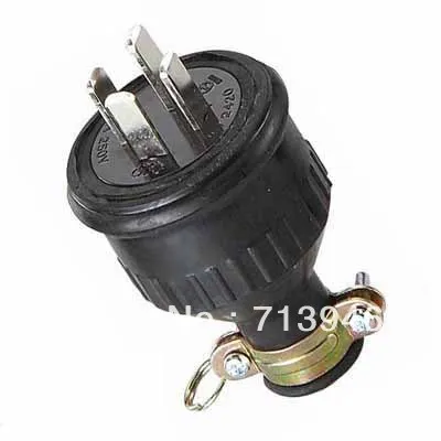 WJ-2420 4P 20A 250V Rubber Plug power wiring plug 4 Pin Power Wiring Inlet Generator Connector |