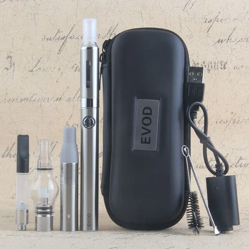 4 в 1 сухой испаритель Evod Mini Vape Kit травы воск Pen 650mah батарея MT3 CE3 Атомайзер|Батареи