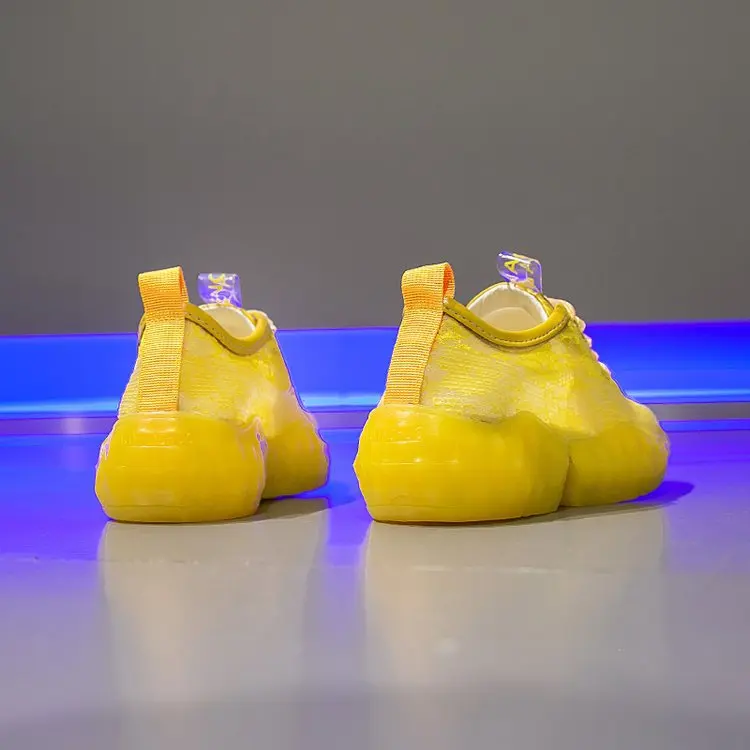 Повседневная Белая обувь; женские кроссовки на массивной платформе; zapatos de mujer; chaussures femme; модная женская дышащая обувь