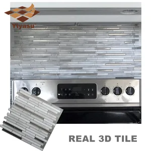 Настенная плитка с кожухом и наклейкой, белая, серая, мраморная мозаика, самоклеящийся фартук, сделай сам, для кухни, ванной, домашняя настенная виниловая 3D наклейка