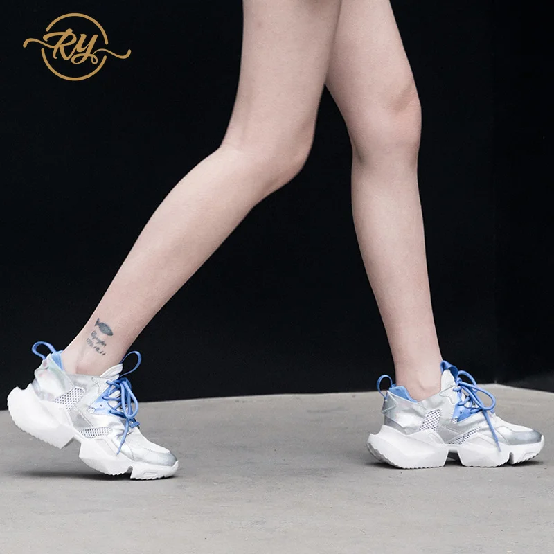 RY RELAA женская обувь сникерсы модные tenis feminino Платформа Высокая Супер повседневная