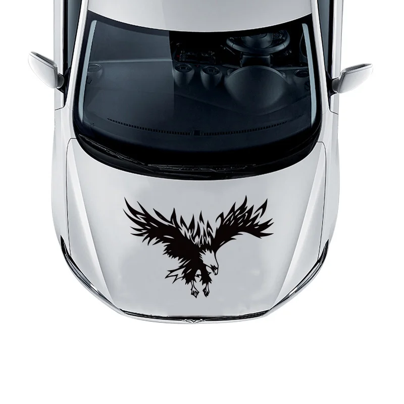 

Eagle totem decoration animal car styling sticker on hood head,fashion die cut vinyl decals and labels cover for ford/opel/kia