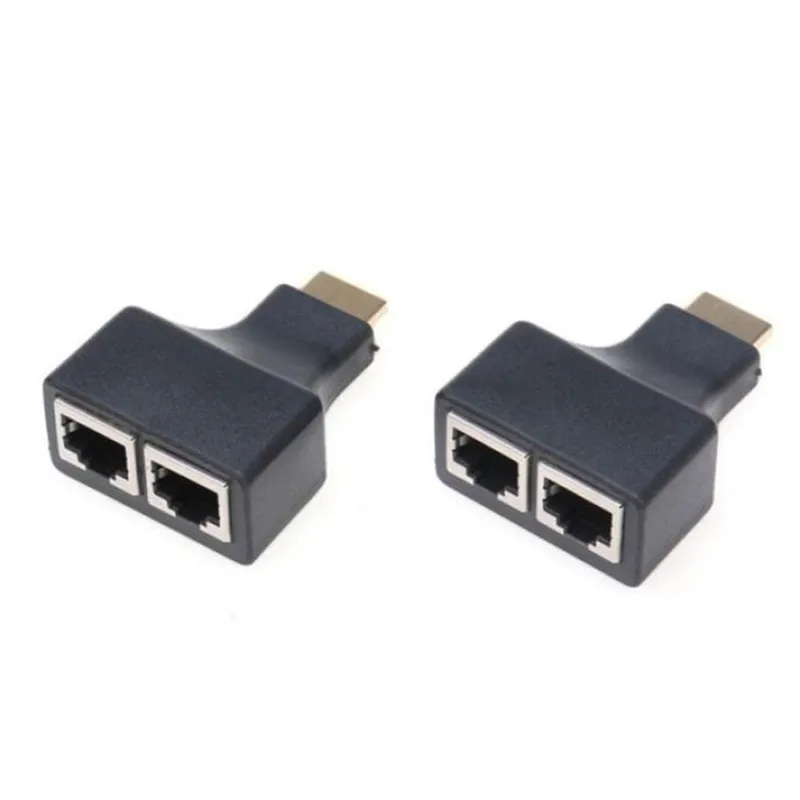 Новое поступление 1 пара HDMI более RJ45 CAT5e CAT6 UTP LAN Ethernet Balun удлинитель Ретранслятор
