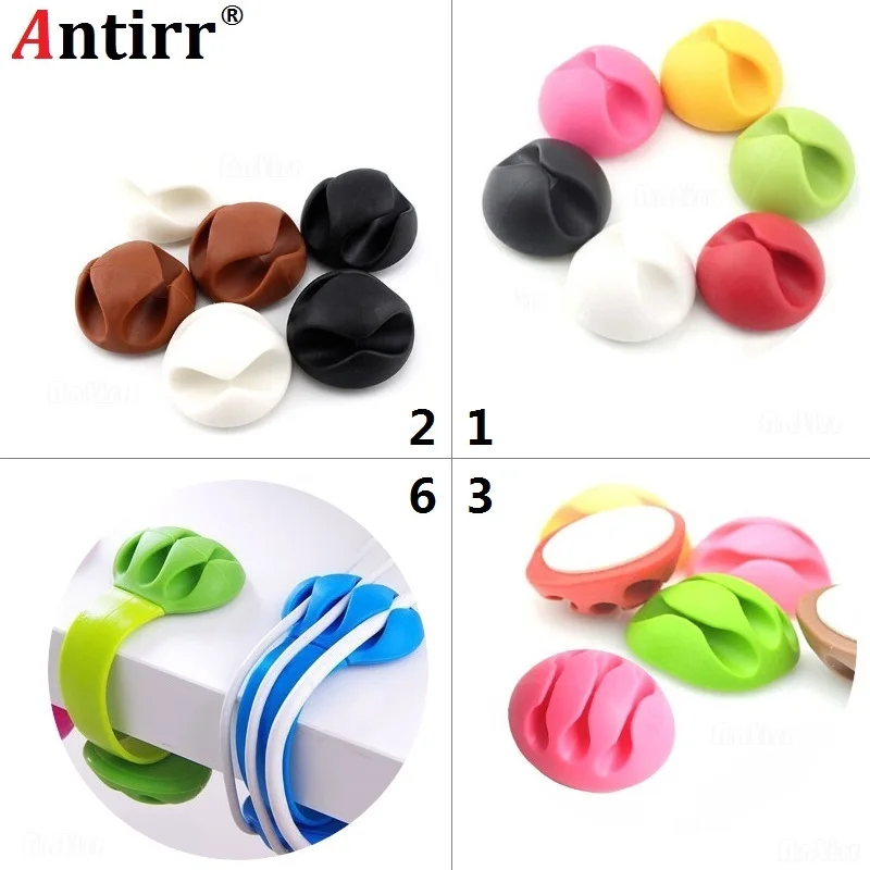 

Universal Cable Bobbin Winder clamp protector Earphone Organizer Wire Cord Desk Fixer Holder Data line Tidy Collation Management