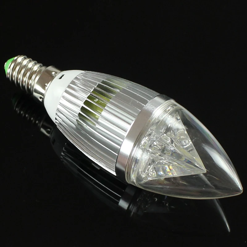 WOXOYOZO Светодиодная лампа для свечей CREE LED E14 E27 9 Вт 12 15 светодиодные лампы с
